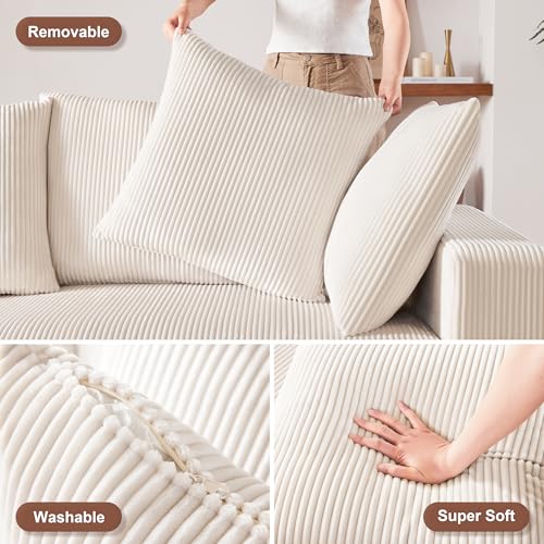 58.3" Comfy Deep Seat Oversized Chaise Lounge Indoor for Living Room