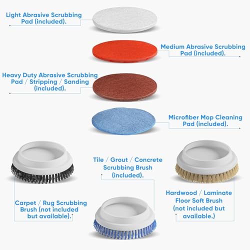 Prolux Core 13 inch Electric Floor Buffer Scrubber and Polisher Machine - All Floor Surfaces - Radiant Selections
