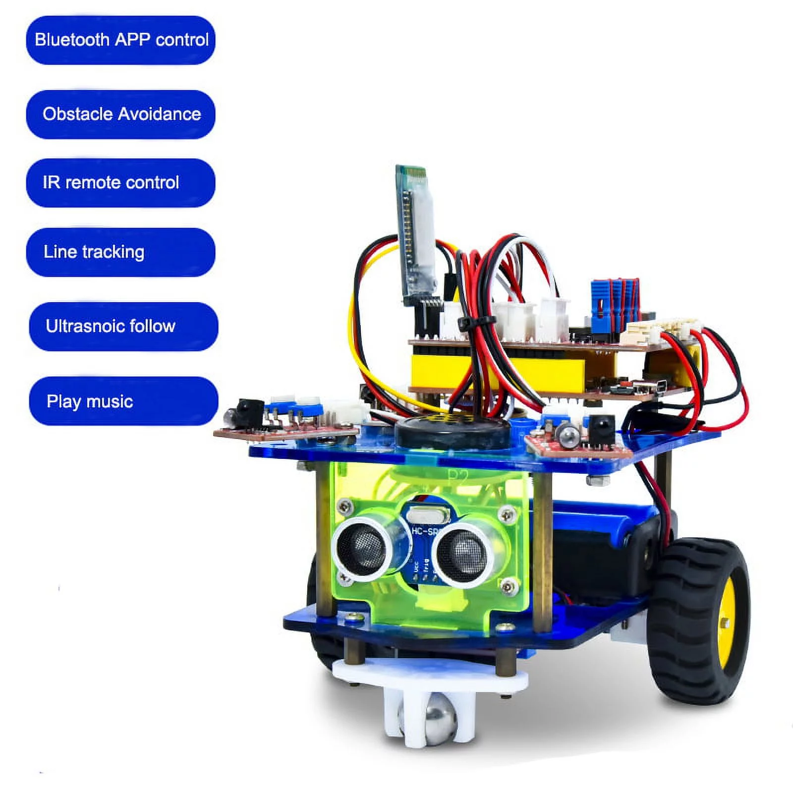 STEM Projects for Kids/Adults, Coding Robot Kit Learning & Education Robot Toys Gift for Boys and Girls to Learn Robotics
