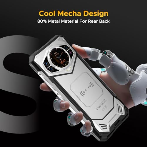 DOOGEE S200 Rugged Smartphone 5G Unlocked, 256GB+32GB Rugged Phone with 1.32" Rear Screen, 10100mAh Battery, Android 14