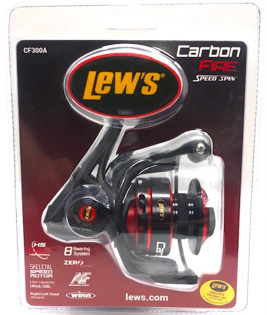 Lew&s Carbon Fire Speed Spin Spinning Reel, Size 300
