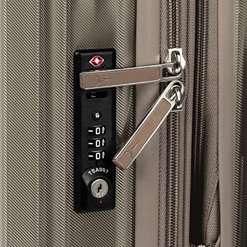 Travelpro Maxlite Air Hardside Expandable Carry on Luggage, 8 Spinner Wheels, Lightweight Hard Shell Polycarbonate Suitcase, Shadow Grey
