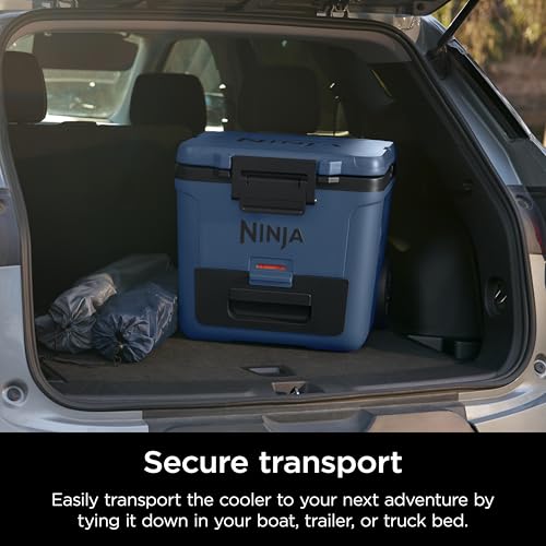 Ninja FrostVault 45qt Wheeled Cooler with Dry Zone, Integrated Fridge-Temp Dry Storage Drawer, Premium Heavy-Duty Insulated Cooler