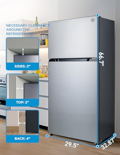 Commercial Cool 11.1 Cu. Ft. Convertible Freezer Refrigerator, Upright Fridge with Glass Shelves, Reversible Door, ENERGY STAR rated, Auto Defrost