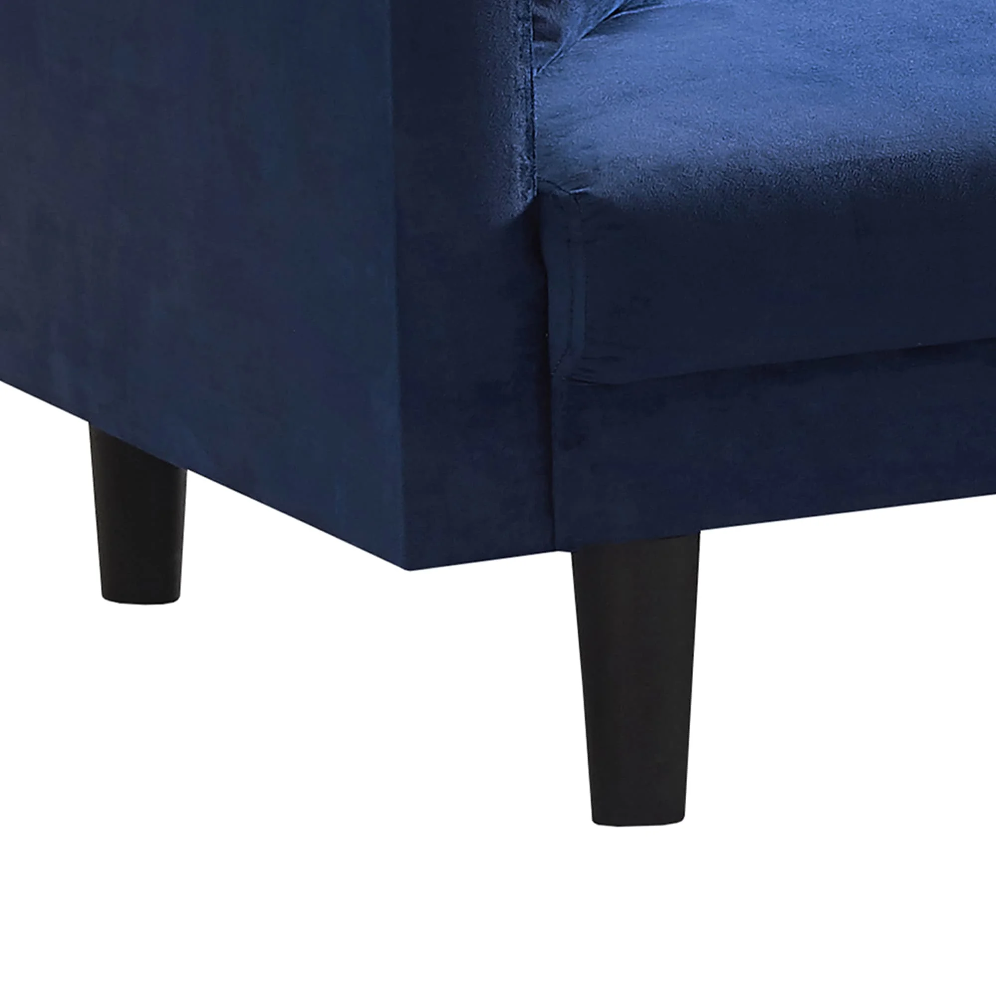 BSHTI Futon Sofa bed, Upholstered with velvet fabric, which is soft and comfortable converted into a sleeping bed