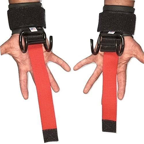 Haulin& Hooks USA Made &Hardcore& Use Weightlifting Straps or Bodybuilding Hooks! 800#Strong