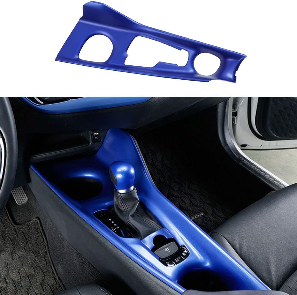 Rifoda for C-HR ABS Carbon Fiber Accessories Center Console Gear Shift Panel Cover Fit for Toyota C-HR 2018 2019 2020 2021 Gear Shift Knob Trim
