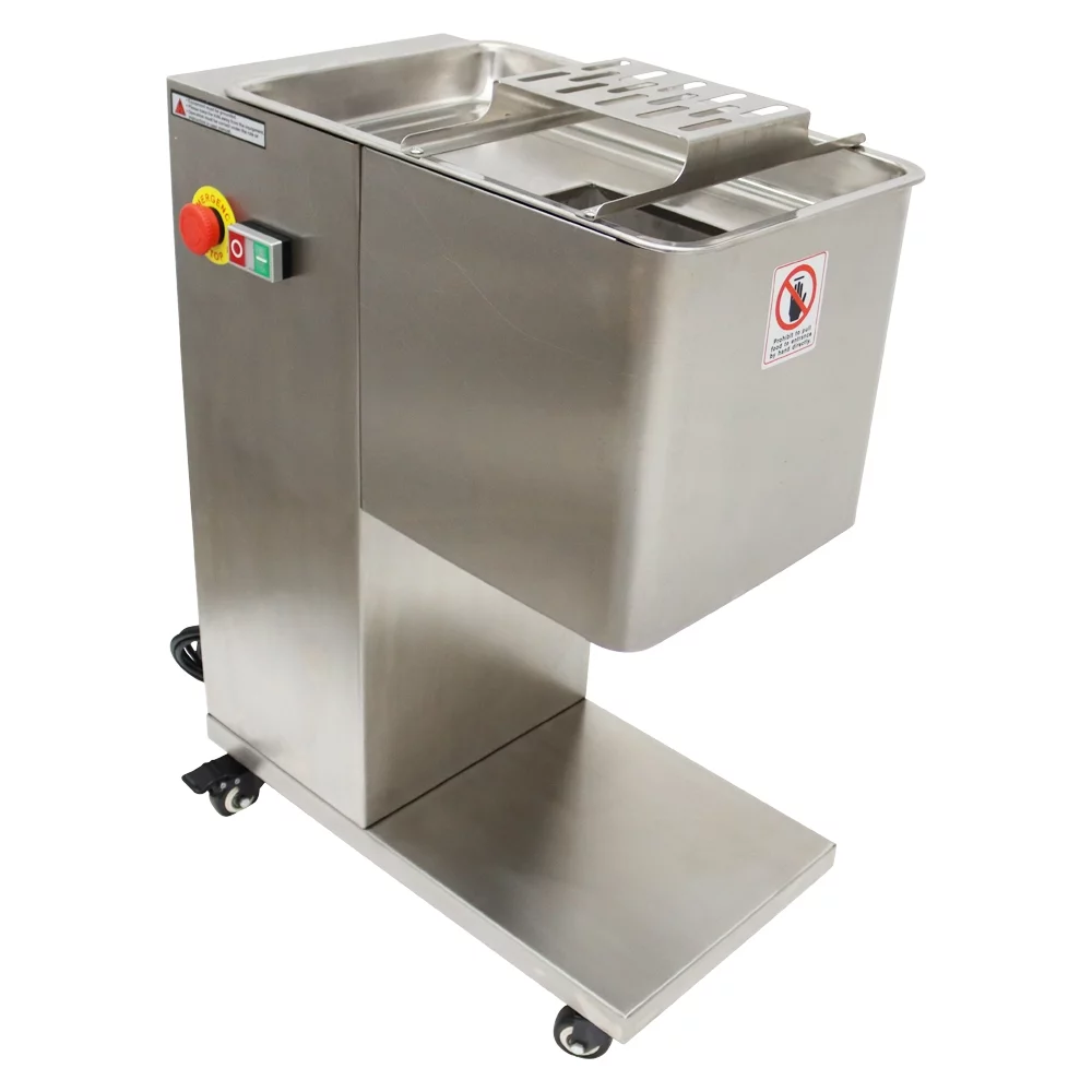 INTSUPERMAI Commercial Meat Slicer Meat Cutting Machine Stainless Steel with 3mm Blade