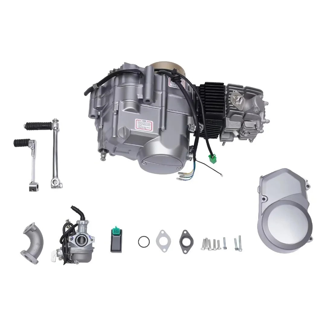 Oukaning 125CC Engine Motor Kit 12V Single Cylinder 4-stroke with Air-Cooled Motor Engine Pit Dirt Bike For Honda CRF50 CRF70