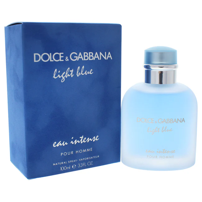 Light Blue Eau Intense by Dolce and Gabbana for Men - 3.3 oz EDP Spray