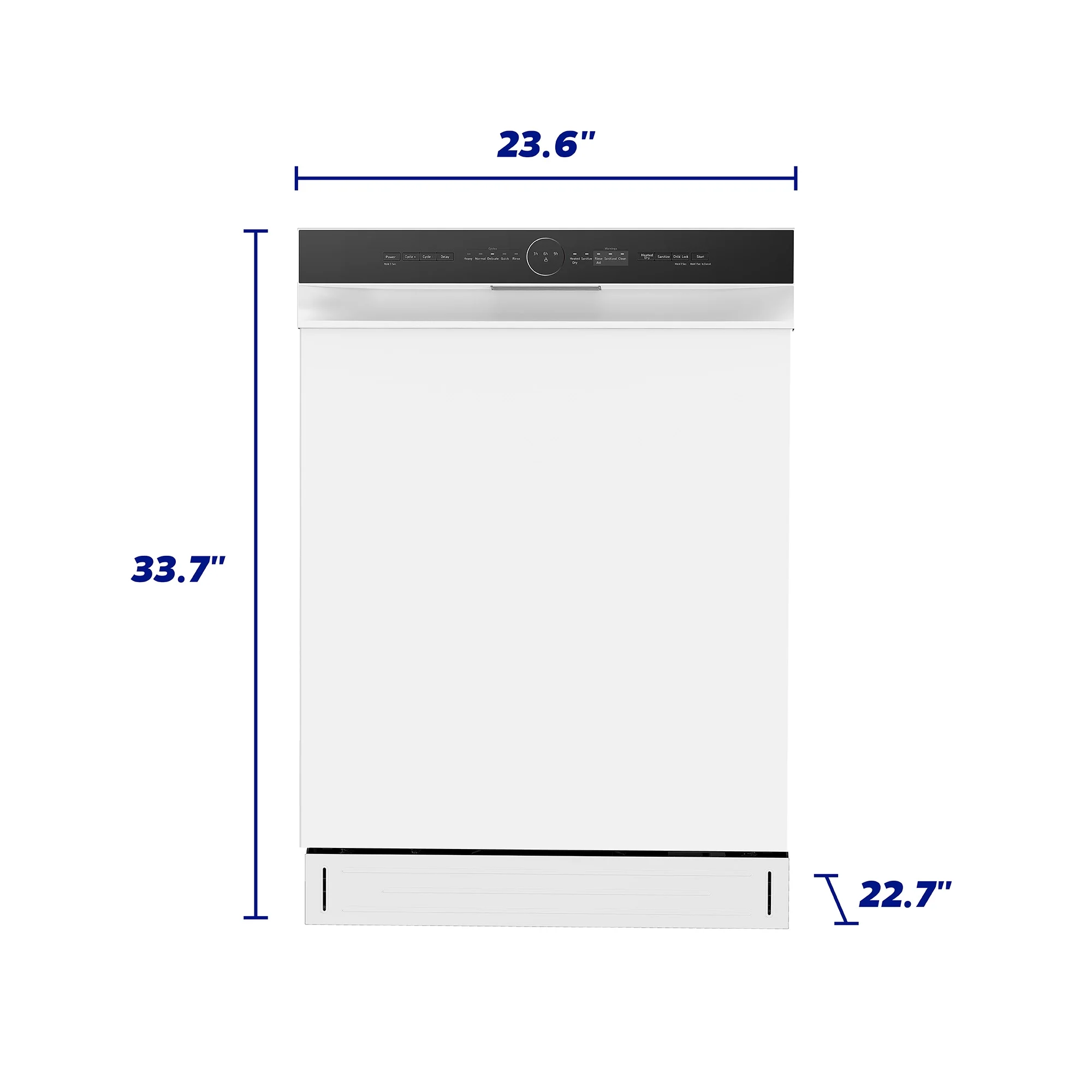 Element Electronics 24" Front Control Built-in Dishwasher - White (ENB5322HECW)