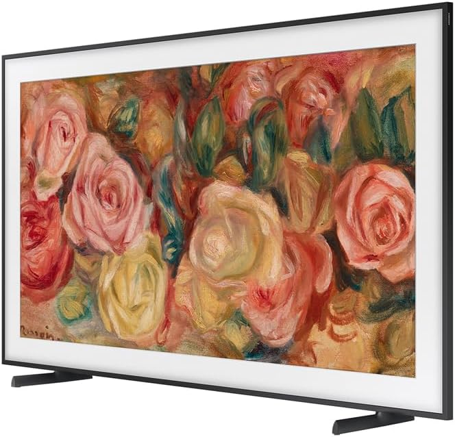 Samsung QN75LS03DA 75 inch The Frame QLED 4K Smart TV (2024 Model) Bundle with Redeemable DIRECTV Gemini Air Streaming Device and 1 YR CPS Enhanced