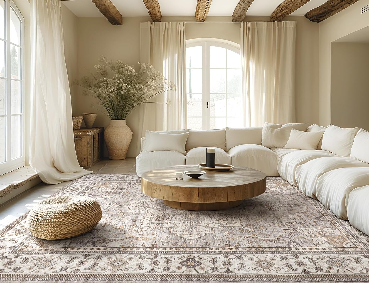 Washable Area Rugs for Living Room