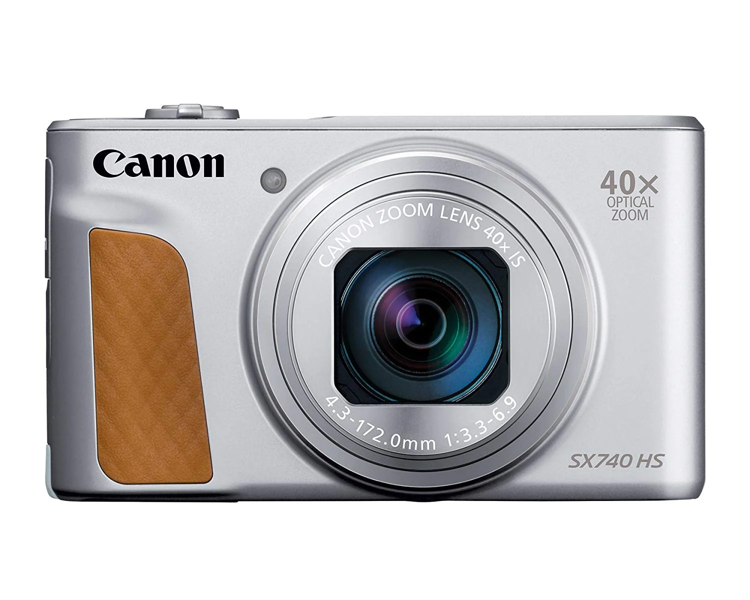 Canon PowerShot SX740 HS 20.3MP Digital Camera Silver with 40x Optical Zoom Wifi 4K Video - Curated Treasures Market