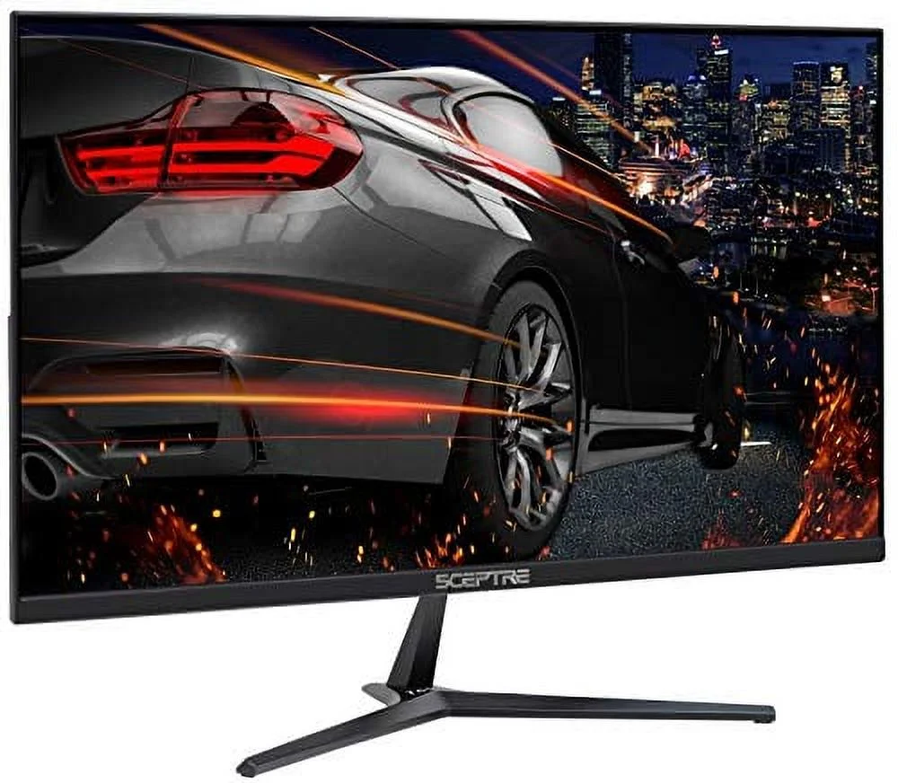 Sceptre E255B-1658A 25" FHD 1080p 165Hz 144Hz 1ms AMD FreeSync gaming LED Monitor 2x HDMI 2.0 1x DisplayPort RTS FPS Build-in Speakers, Machine Black