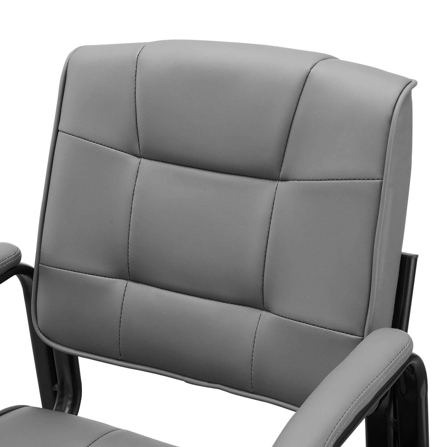 Naomi Home Executive Office Guest Chair-Fabric:Gray