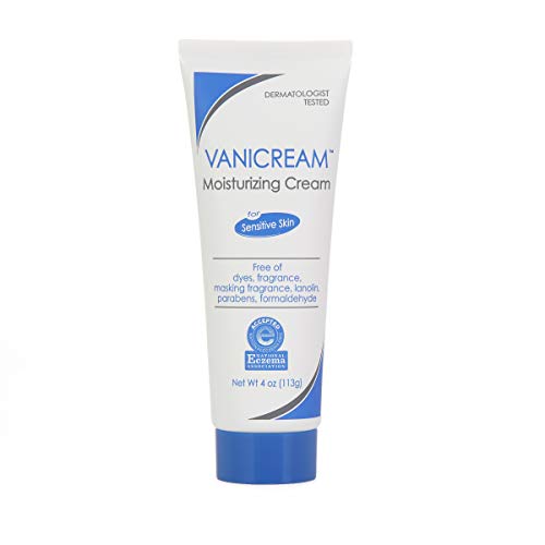 Vanicream Moisturizing Skin Cream Tube for Sensitive Skin, Soothes Red, Irritated, Cracked or Itchy Skin, Dye Free, Fragrance Free, Preservative Free