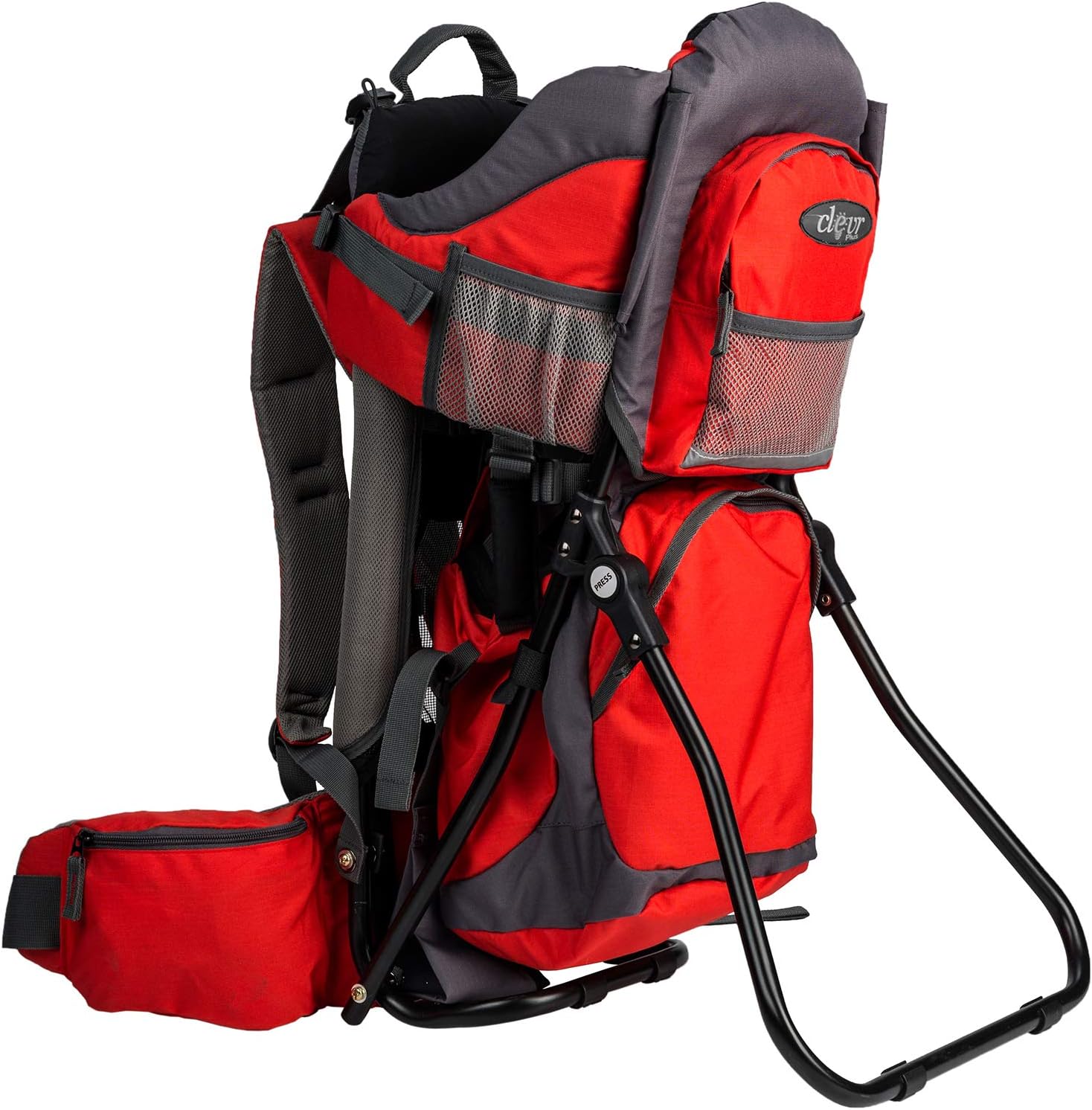 ClevrPlus  Baby Backpack Hiking Child Carrier with Stand and Sun Shade Visor Child Kid Toddler | 1 Year Limited Warranty