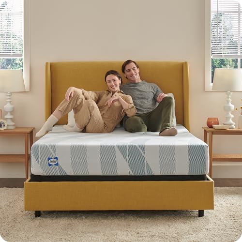 Sealy Dreamlife 12” Hybrid Mattress-in-a-Box, Queen, SealyComfort Gel Memory Foam, SealyResponsive Encased Coils, Surface-Guard Technology