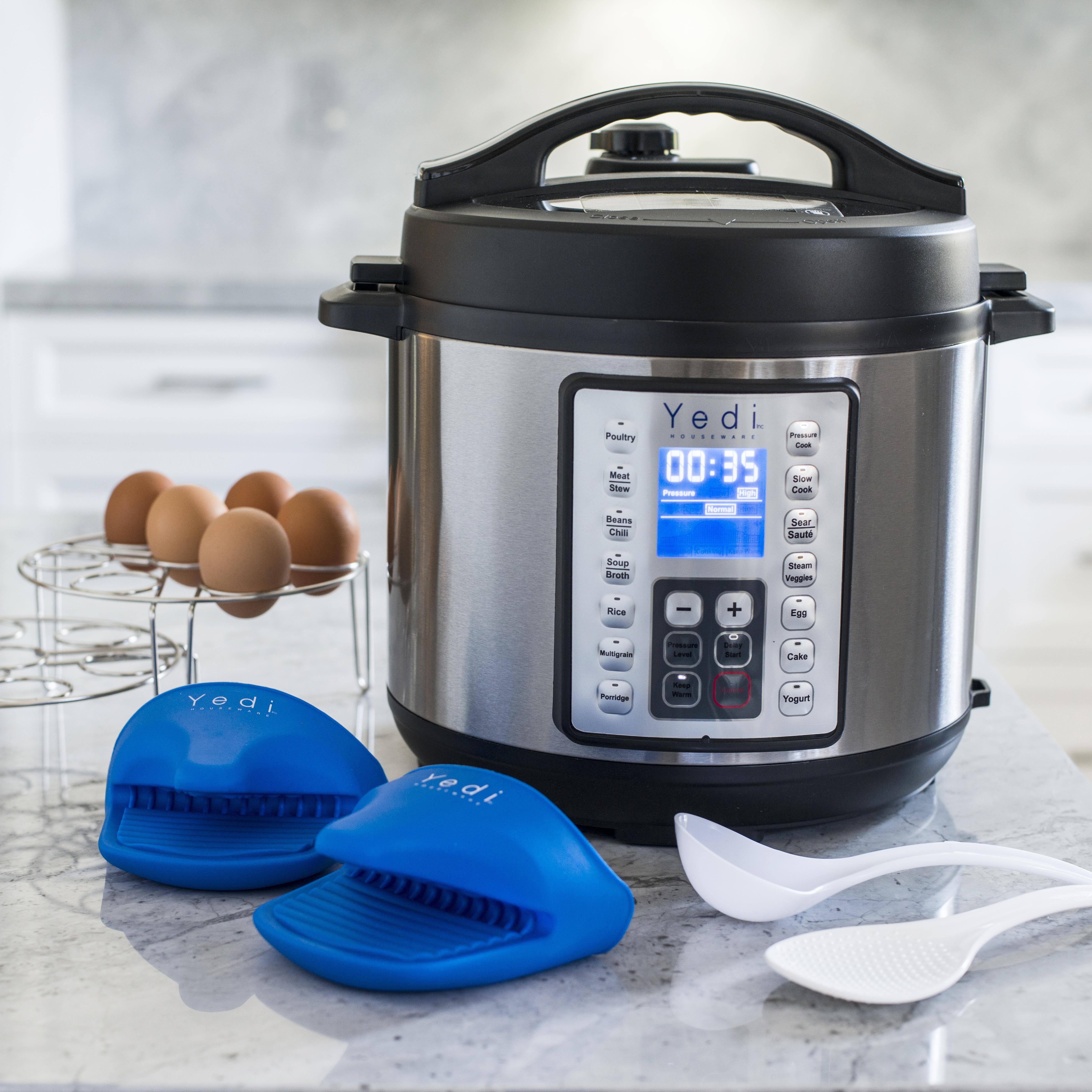 Yedi 9-in-1 Total Package Instant Programmable Pressure Cooker XL 8 qt Capacity