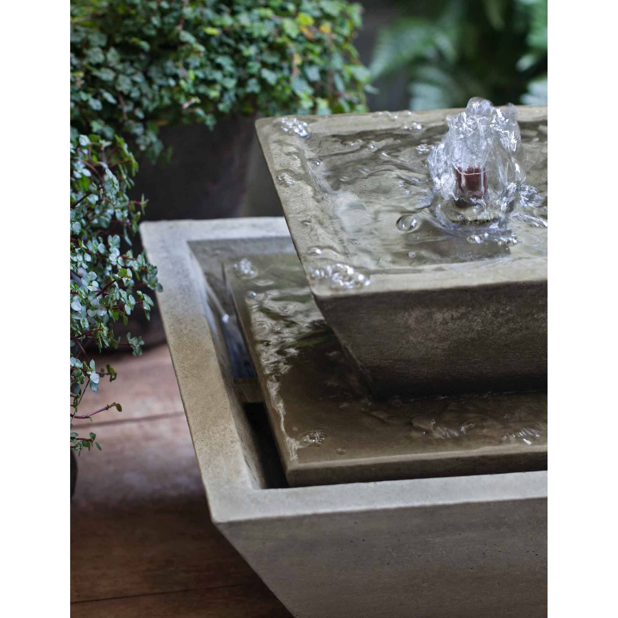 Campania International Zen Alpine Stone Oval Fountain