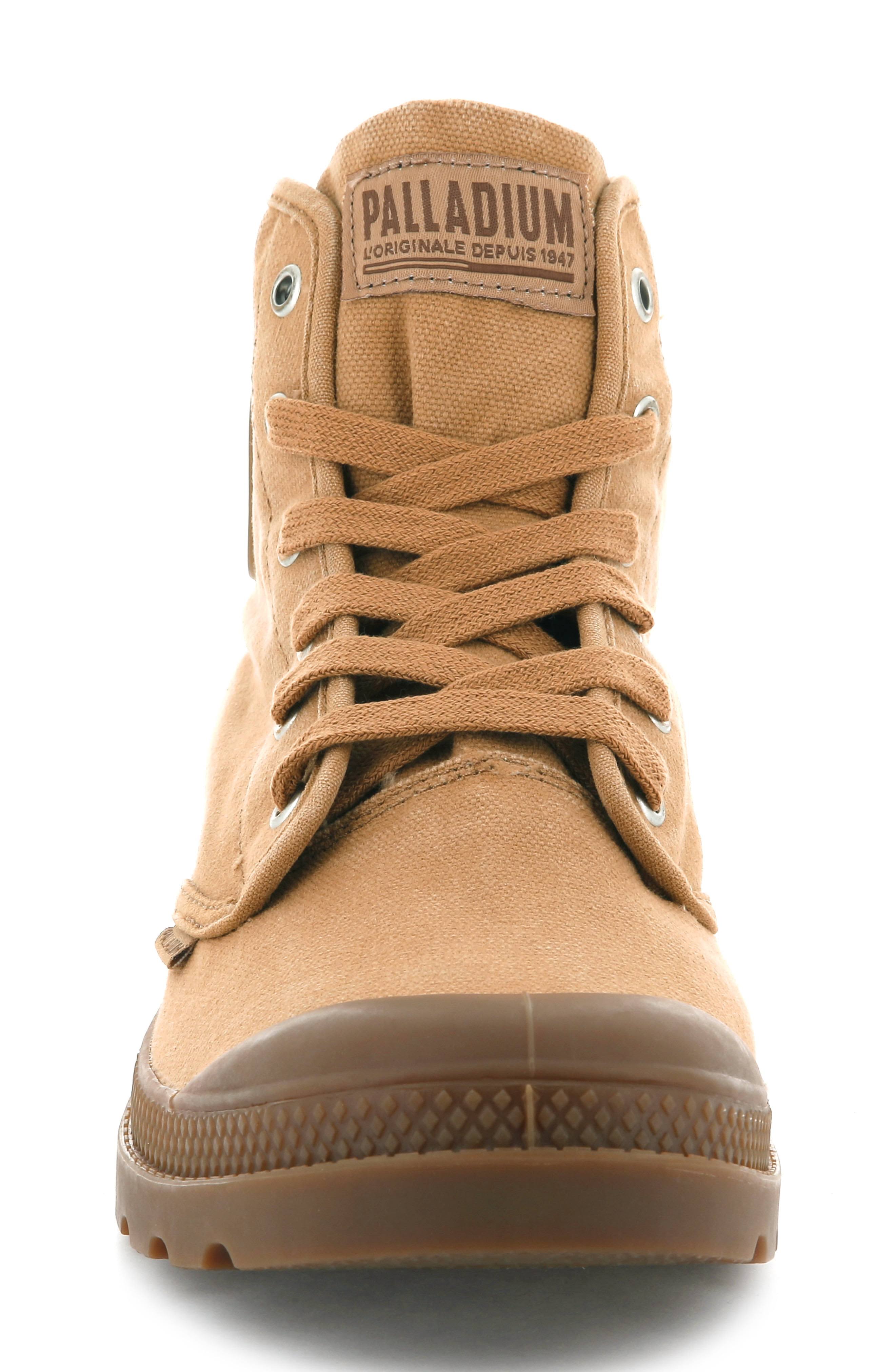 Palladium Men&s Pampa Hi Canvas, Size: 9, Sahara/ecru