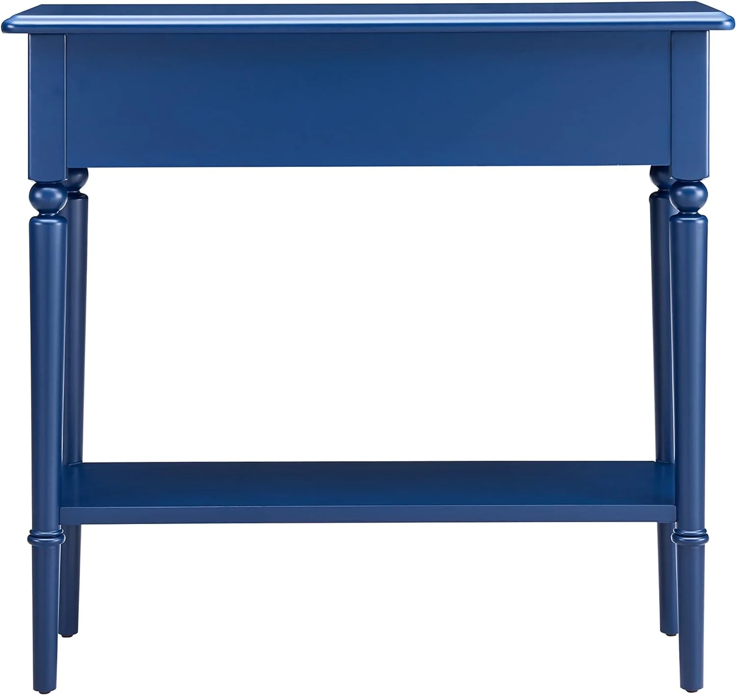 Leick Home Coastal Console Table, Navy Blue
