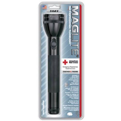 Maglite - S3C016 Heavy-Duty Incandescent 3-Cell C Flashlight, Black
