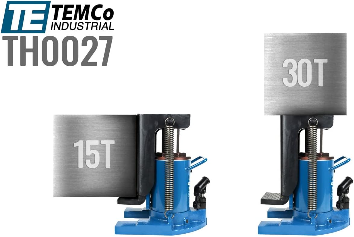 TEMCo Hydraulic Container / Machine Toe Jack (2.5 Ton - 5 Ton) Lift Capacity TH0025