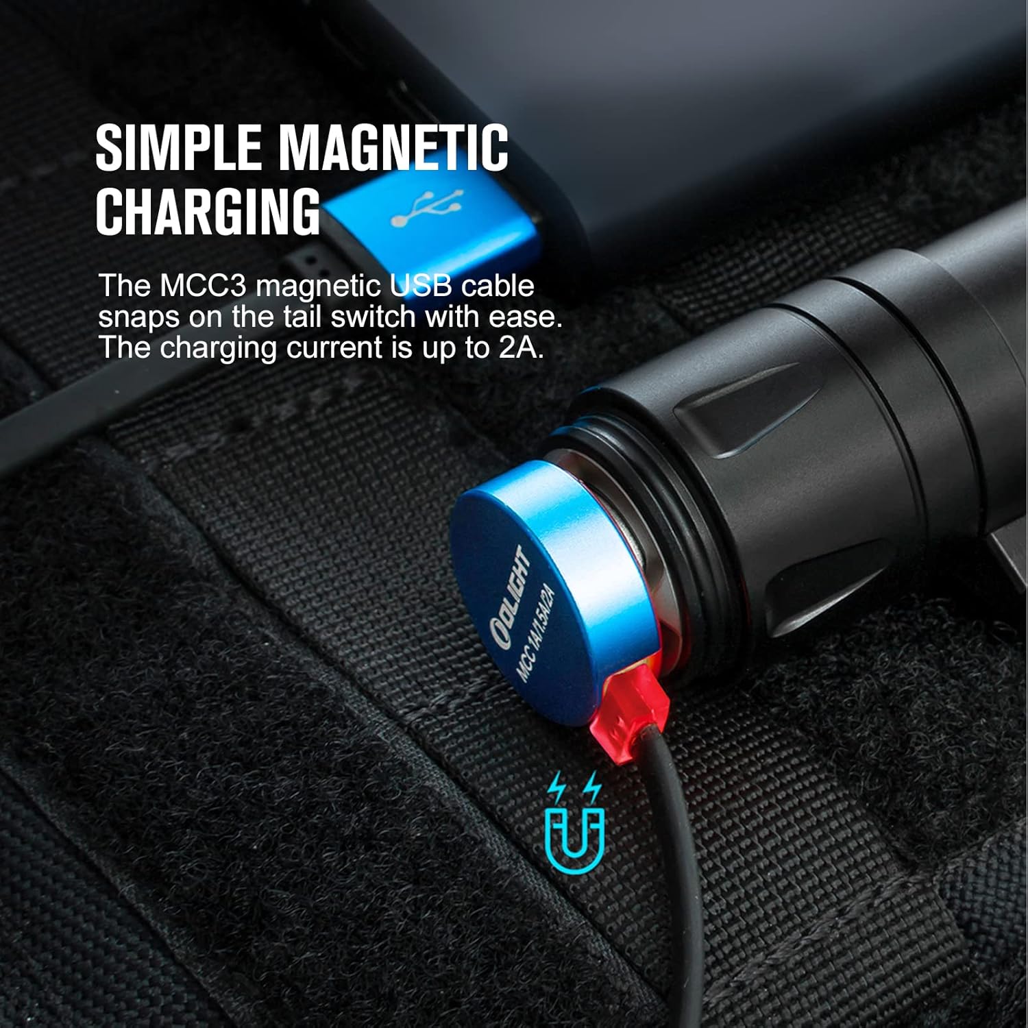 OLIGHT Odin GL M 1500 Lumens MLOK Mount Rechargeable Tactical Flashlight with Green Beam and White LED Combo