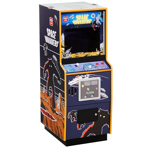 Numskull Quarter Arcades Teenage Mutant Ninja Turtles Collector's Edition Mini Arcade - 1/4 Scale Authentic Wooden Replica, Original ROM
