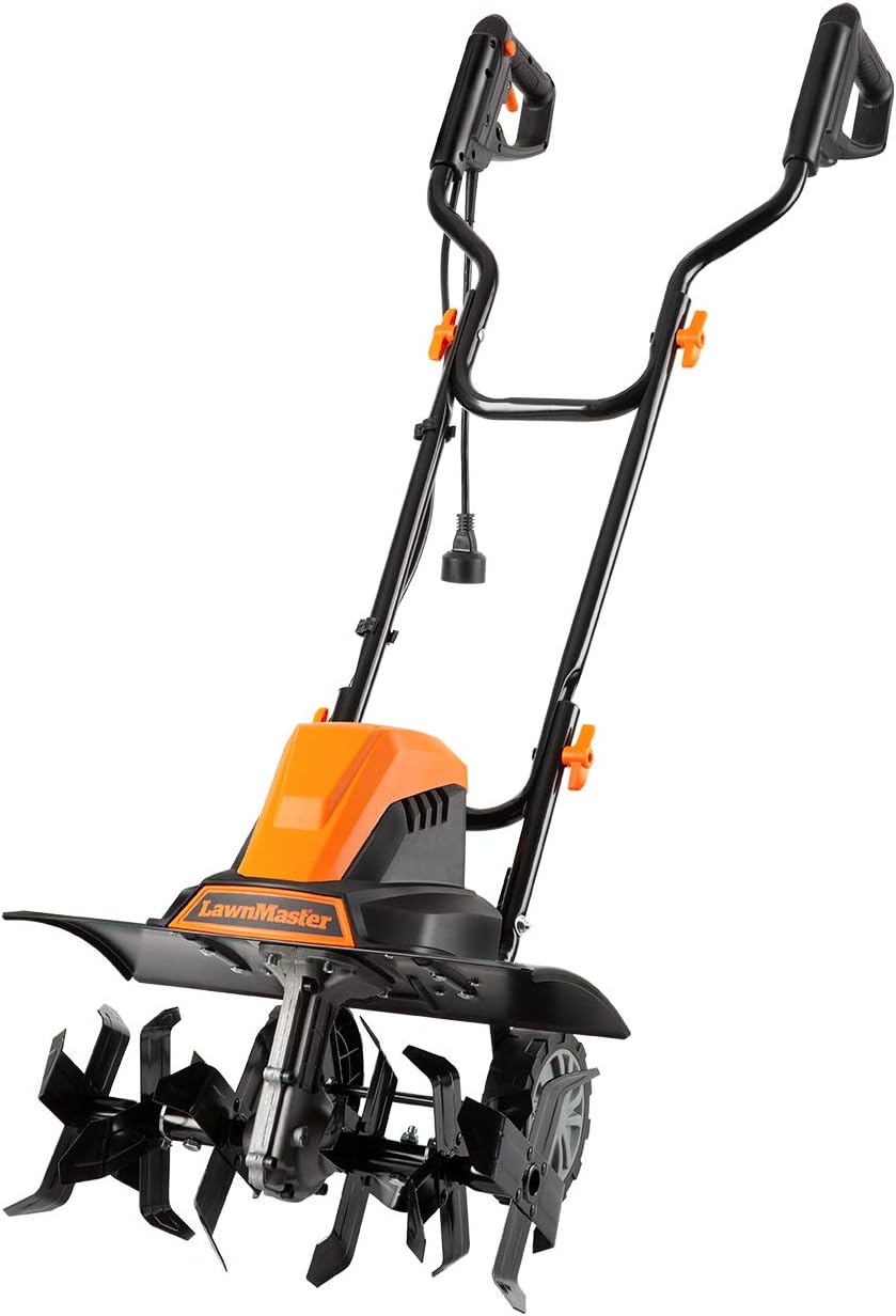 LawnMaster TE1318W1 Corded Electric Tiller 13.5-Amp 18-Inch