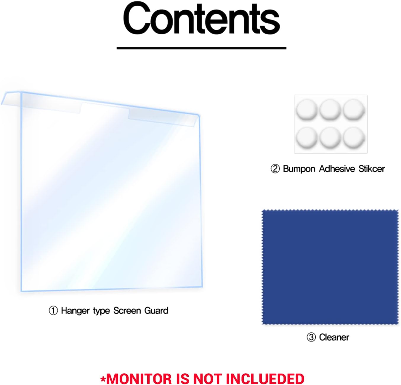 [Healing Shield] Anti Blue Light Screen Guard for Desktop, Monitor Screen Protector for Eyes, Blocking Blue Light and UV for Eye Protection