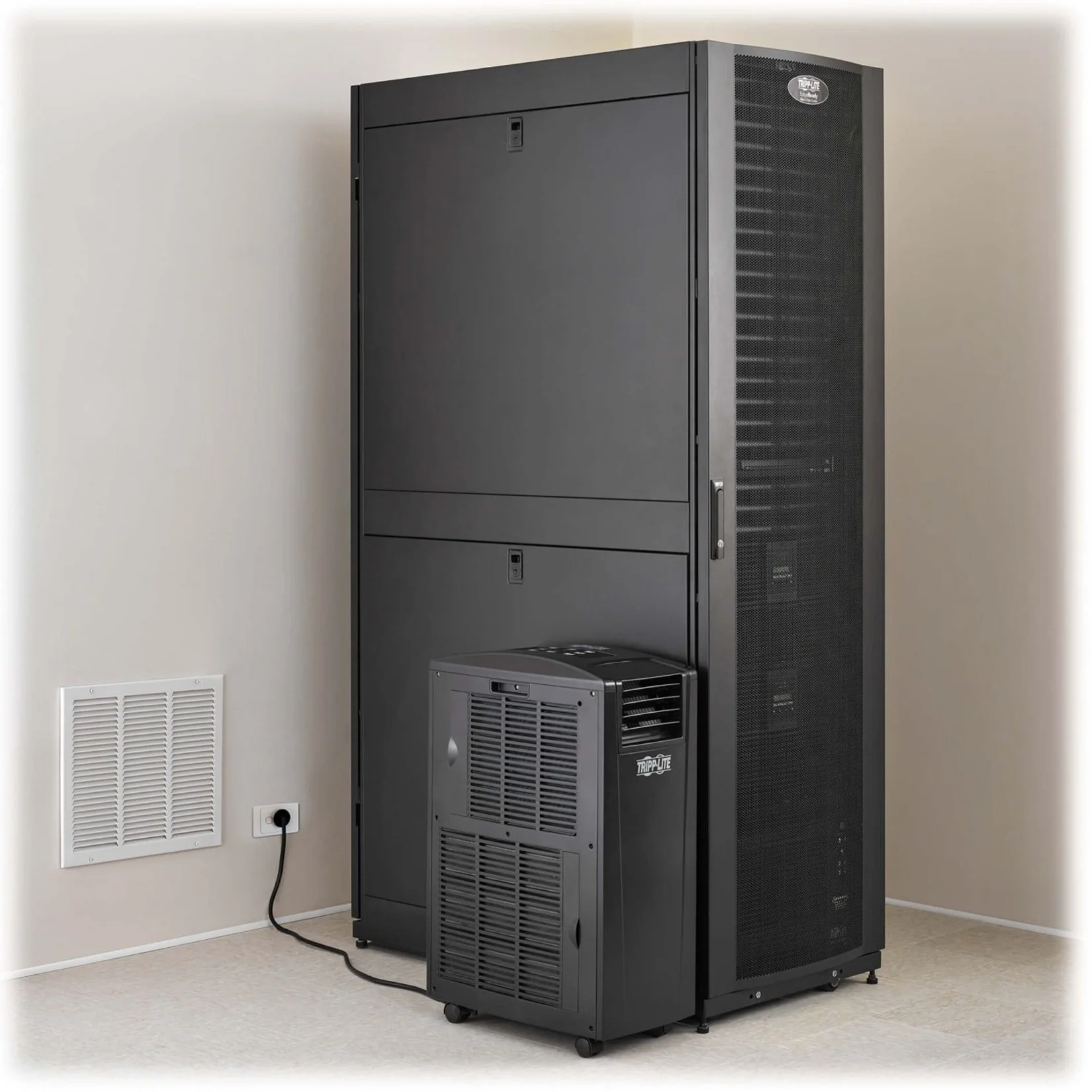 Tripp Lite Portable Air Conditioning Unit for Server Rooms, 12,000 BTU (3.5kW), 230V, R290, Schuko CEE7 Input
