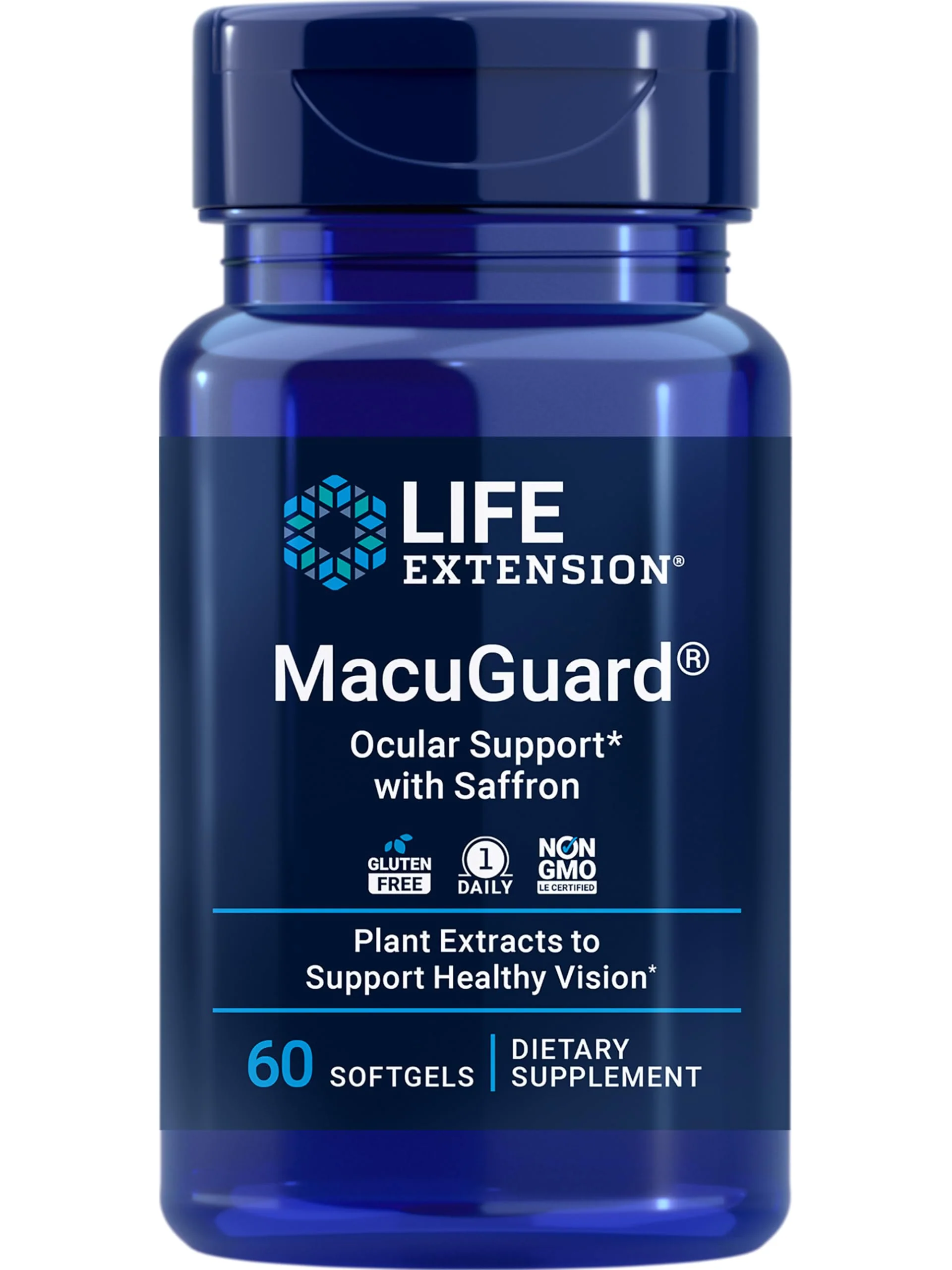 Life Extension MacuGuard Ocular Support with Saffron ?Eye Health Supplement for Healthy Vision ?with lutein, meso-zeaxanthin, zeaxanthin