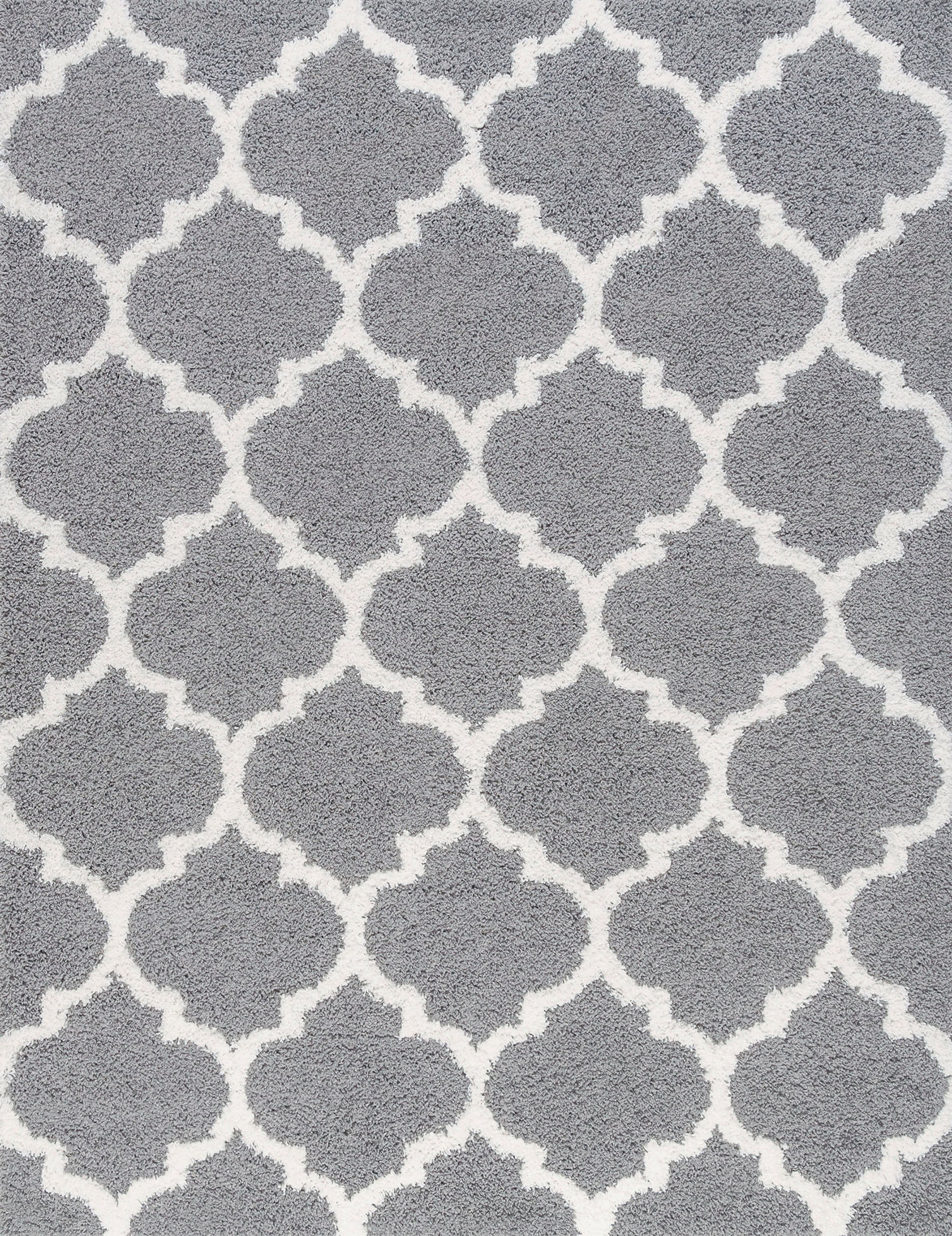 8x10 Modern Silver Large Area Rugs for Living Room | Bedroom Rug | Dining Room Rug | Indoor Entry or Entryway Rug | Kitchen Rug | Alfombras para