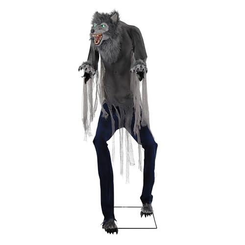 Haunted Hill Farm Motion-Activated 7.5-Ft. Tall Smoldering Ghoul