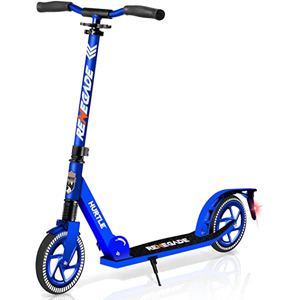 Hurtle Scooter &ndash; Scooter for Teenager &ndash; Kick Scooter &ndash; 2 Wheel Scooter with Adjustable T-Bar Handlebar &ndash