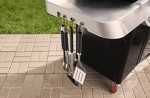 Weber Genesis S-315 Liquid Propane Gas Grill for Outdoor Grilling, 3 Burners, Stainless Steel