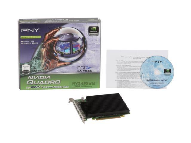 PNY Vcq450nvs-x16-pb Quadro NVS 450 Video Card - 512 MB - gddr3 - PCI Express x16