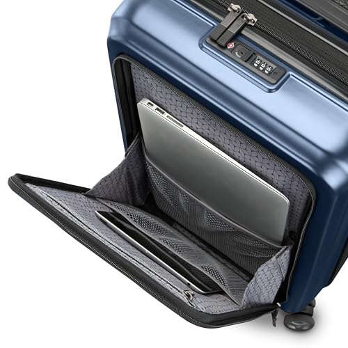 Samsonite Carry-On Pro Front Pocket Hardside Expandable 21-Inch Octiv Luggage: Durable & Impact Resistant, 360° Aero Trac Spinner Wheels