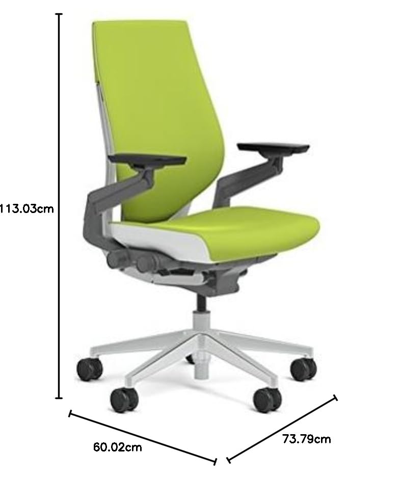 Steelcase Gesture Office Chair - Ergonomic Work Chair with Wheels for Carpet - Comfortable - Intuitive-to-Adjust for Desk - 360-Degree Arms