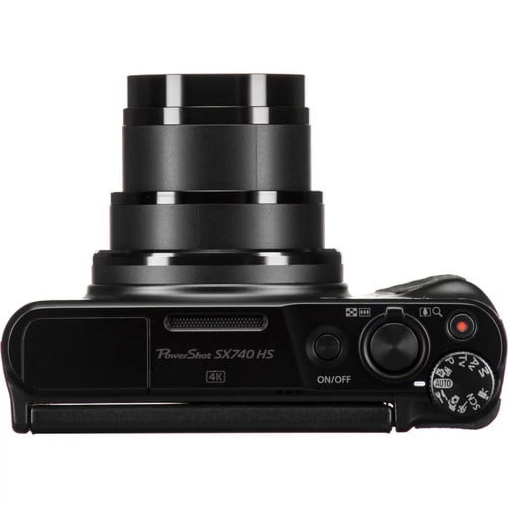 Canon PowerShot SX740 HS Digital Camera (Black) with 64 GB Memory Card - Radiant Selections