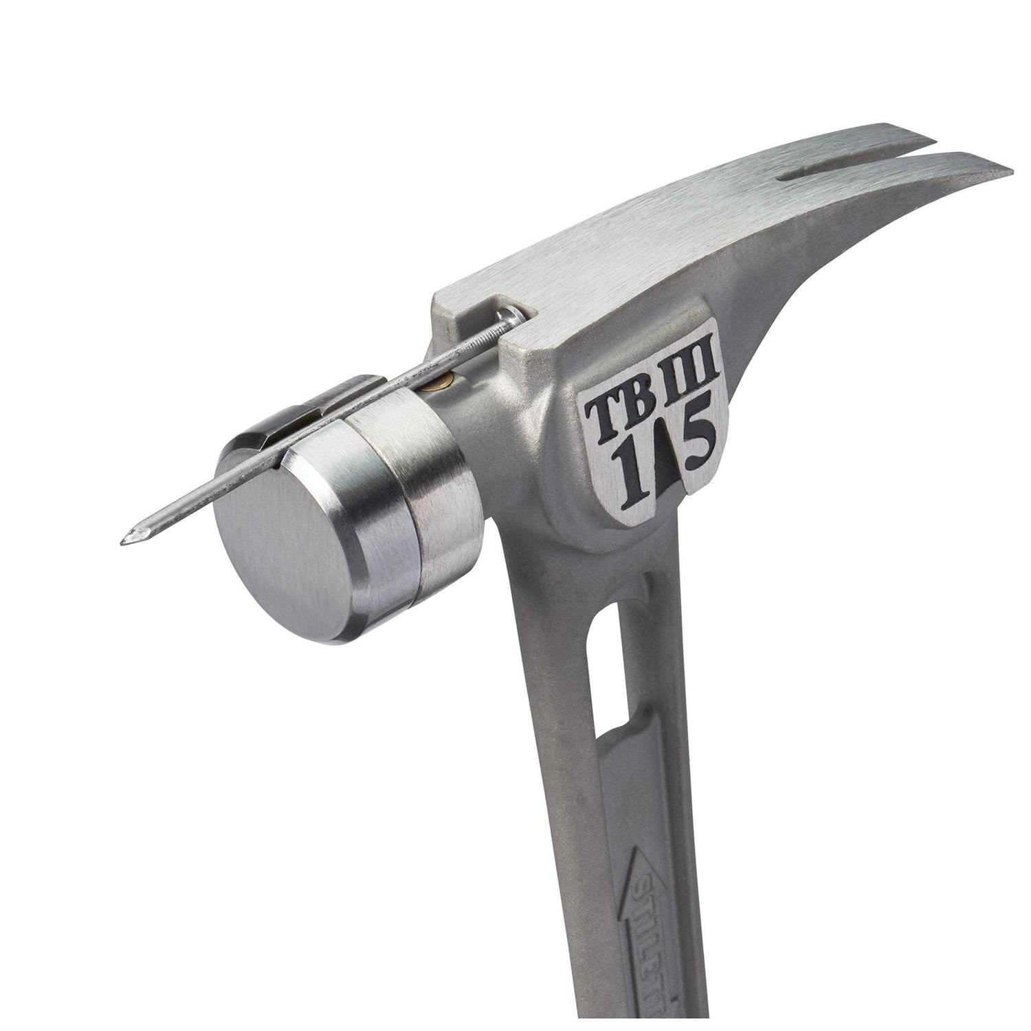 Stiletto-TB3SC 15 oz Ti-Bone III Titanium Hammer with Smooth Face and Curved Handle - Shop Hardware Tools Online Store
