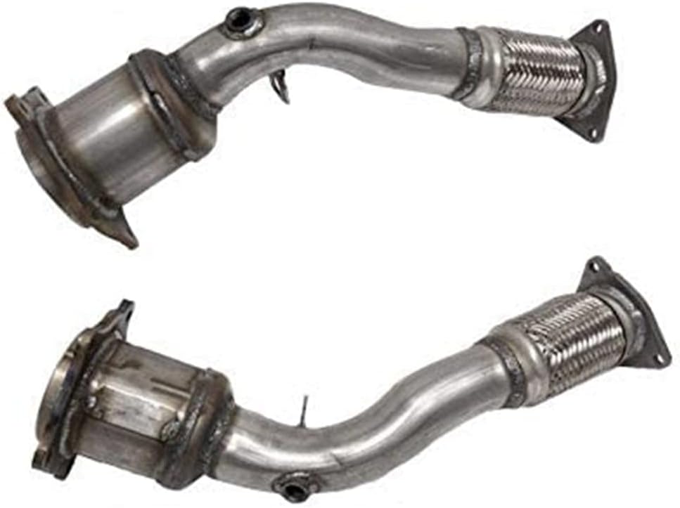 For 08-10 Cayenne 4.8L V8 L & R (2) Engine Flex Pipe With Catalytic Converters