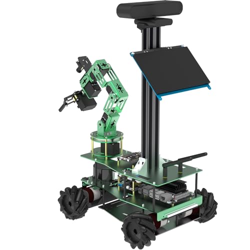 Yahboom ROS Robotic Kit for Jetson Orin Nano 16GB with 6DOF Robot Arm Mecanum Wheel Chassis AI Speech Recognition Automatic Navigation 3D Mapping