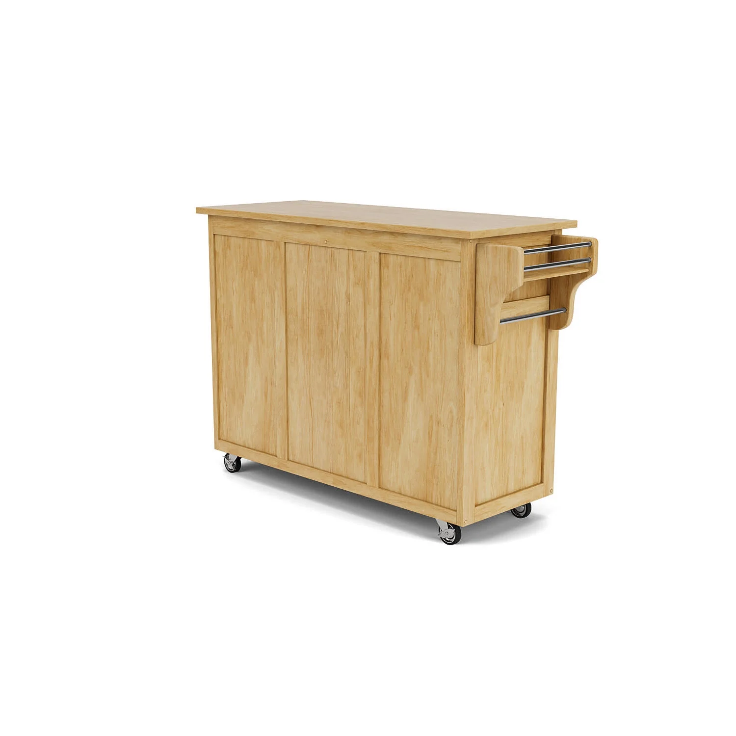 Homestyles Create-a-Cart Wood Rolling Kitchen Cart in Brown