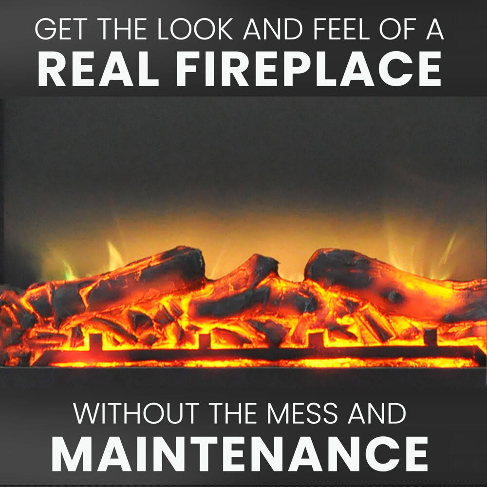 Cambridge 25 in. Freestanding 5116 BTU Electric Fireplace Insert with Remote Control