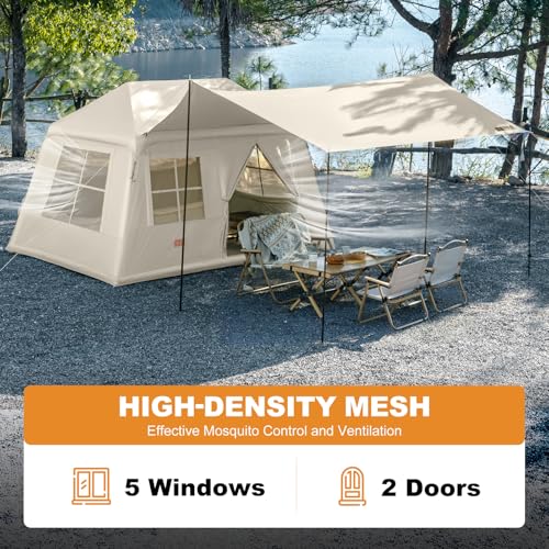 Inflatable Tents for Camping, Large Blow Up Tents for Camping Easy Set Up