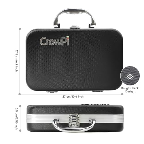 ELECROW for Raspberry Pi 5 8GB Kit, with Pi 5 8GB Single Board Computer, Crowpi Pi 5 Case Kit with 9inch Display